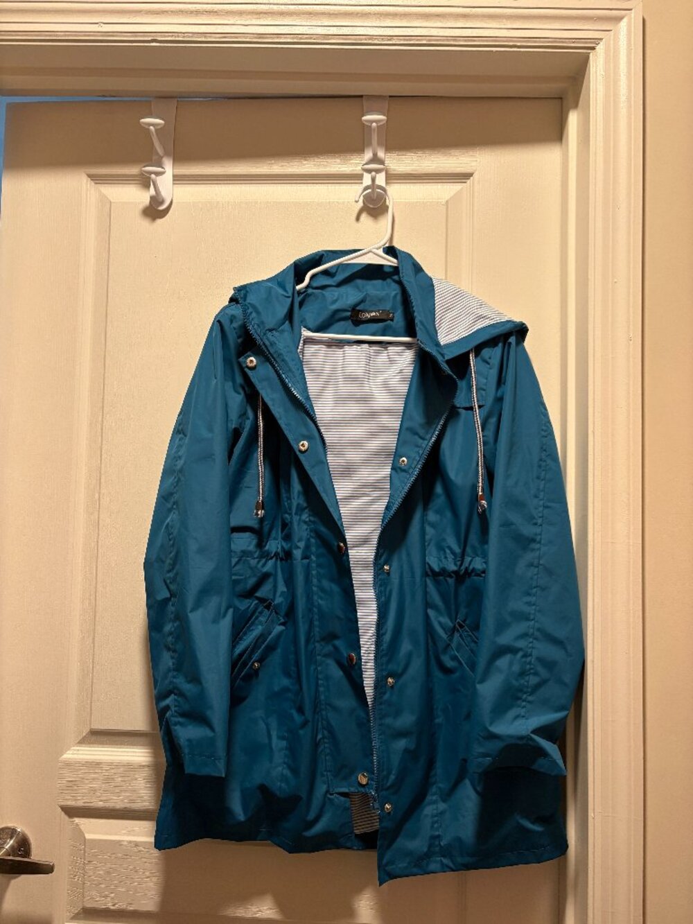 TEAL RAINCOAT